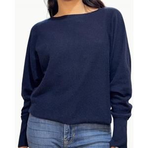NEW COLORUSH yangon boat nek sweater in navy